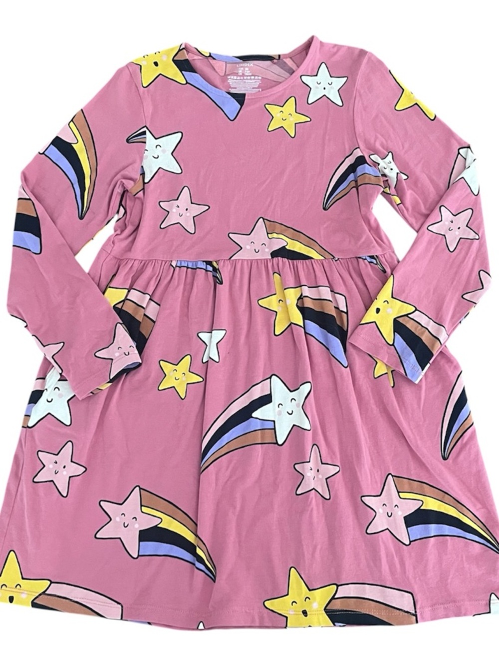 Lindex (7|8y) Organic Shooting Star Dress